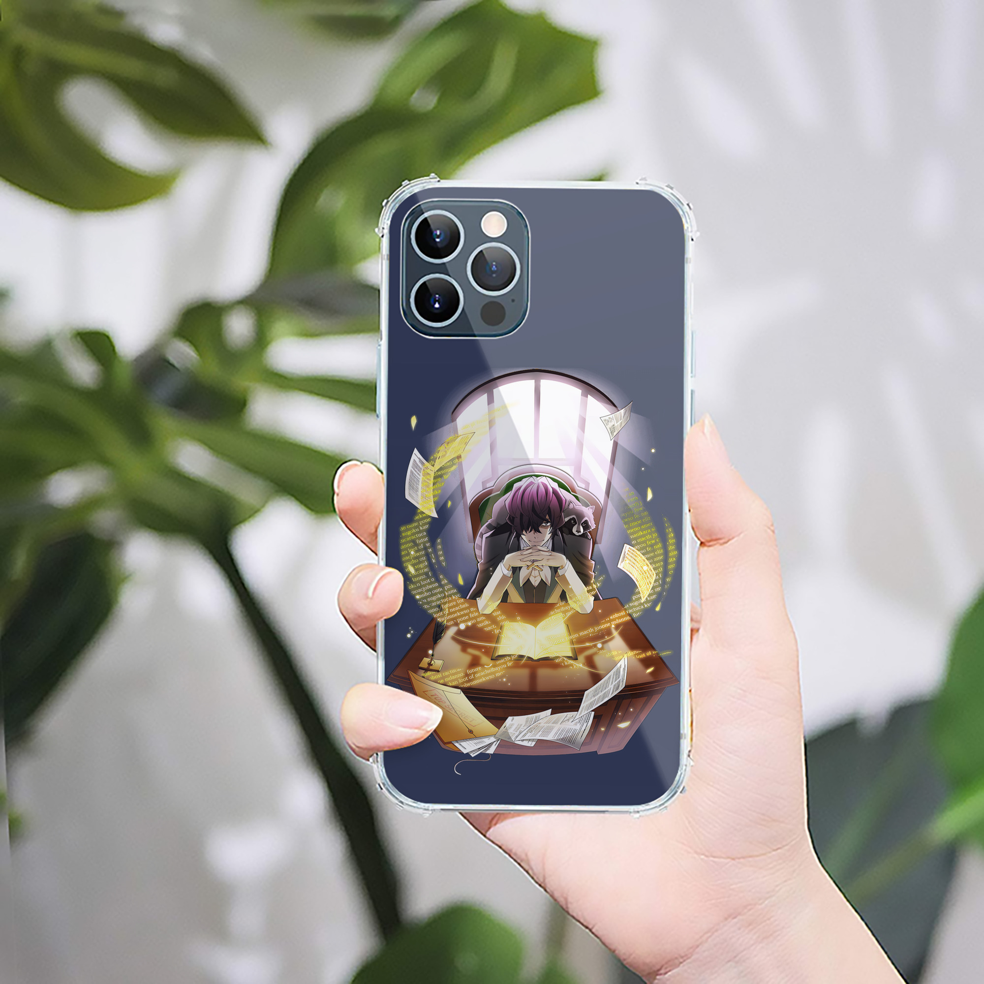 （画像用） 文豪ストレイドッグス Bungo Stray Dogs 【iPhone 12シリーズ対応】透明スマホケース（クリアソフトケース）